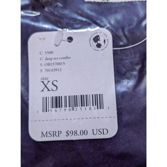 Free People Magic Hour Bodysuit Womens XS Velvet Long Sleeve Deep Sea Purple - Picture 3 of 7